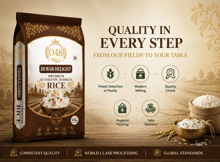 048 DUBAR DELIGHT premium rice campaign